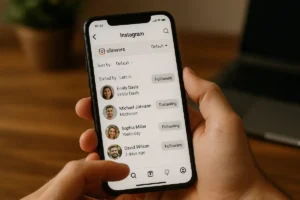Como posso ver o histórico de seguidores no Instagram