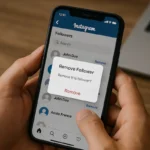 Como remover seguidores do Instagram