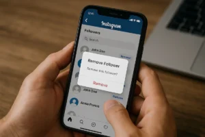 Como remover seguidores do Instagram
