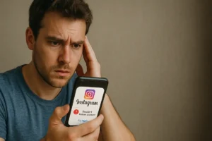 Por que não consigo seguir ninguém no Instagram