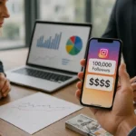 Quanto vale uma conta no Instagram com 100 mil seguidores