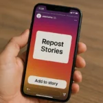 Como repostar Stories no Instagram que não fui marcado