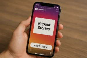 Como repostar Stories no Instagram que não fui marcado