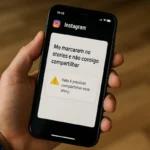 Me marcaram no stories e não consigo compartilhar