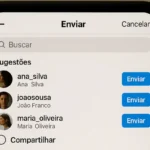 Não aparece a opção de compartilhar stories