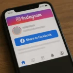 Não consigo compartilhar stories do Instagram no Facebook