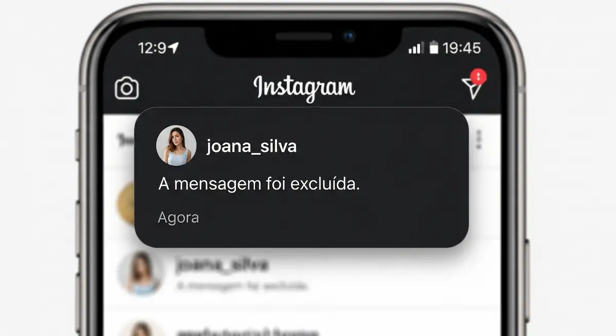 Como ver notificação excluída do Instagram