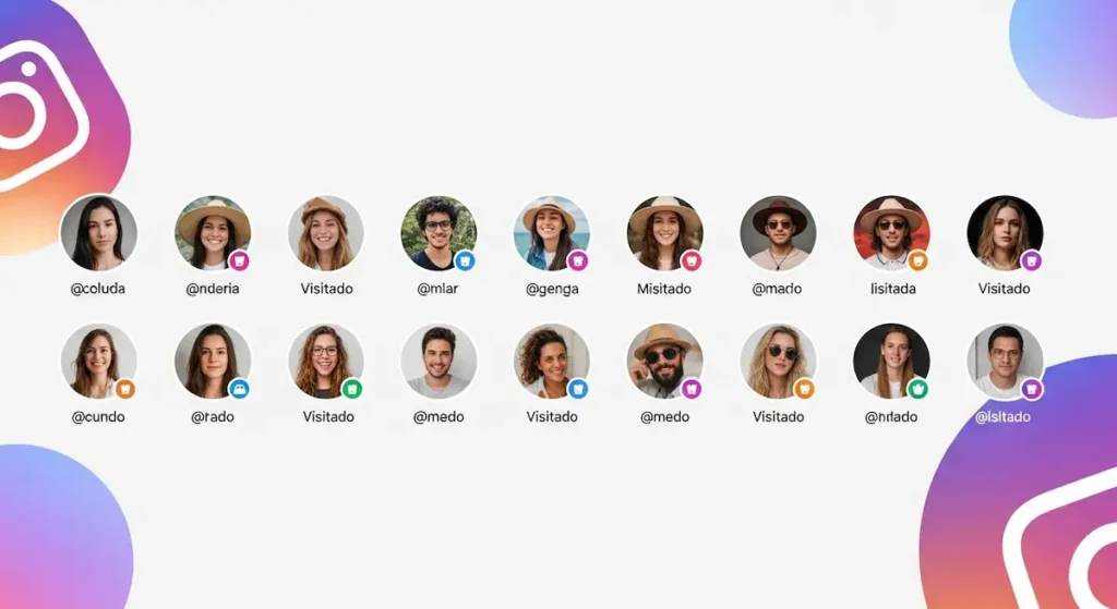Onde achar um perfil que visitei no Instagram
