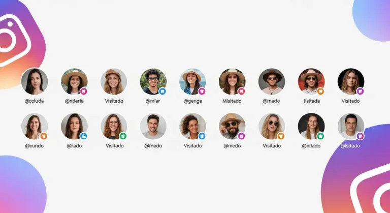 Onde achar um perfil que visitei no Instagram
