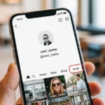 Onde fica o nome de usuário no Instagram