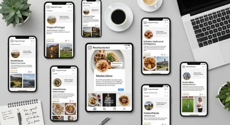 Tem como ver as contas que eu visitei no Instagram?