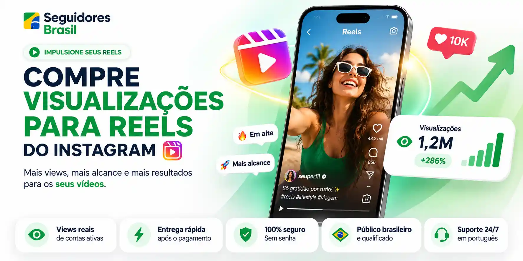 Comprar Visualizações para Reels do Instagram