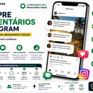 Comprar Comentários Instagram Personalizados Brasileiros