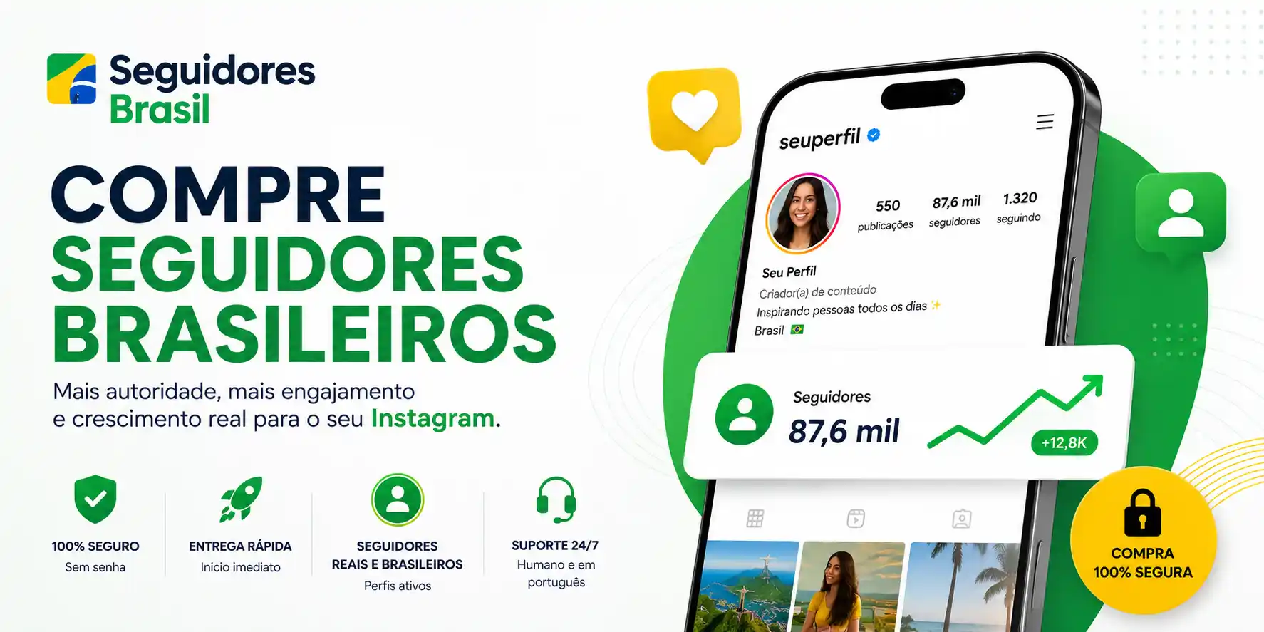 Comprar Seguidores Brasileiros no Instagram